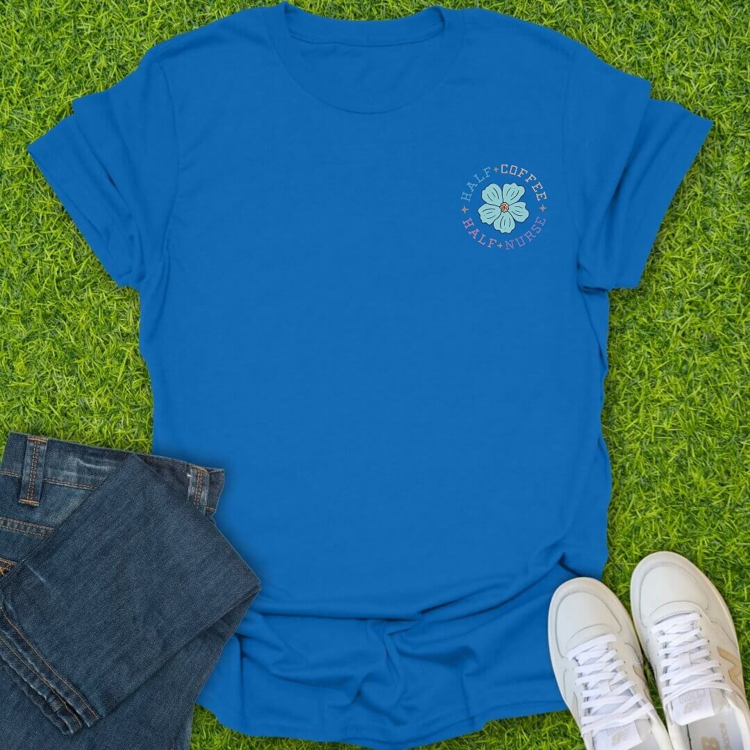 T-Shirt Royal / S Fueled & Flourishing Tee