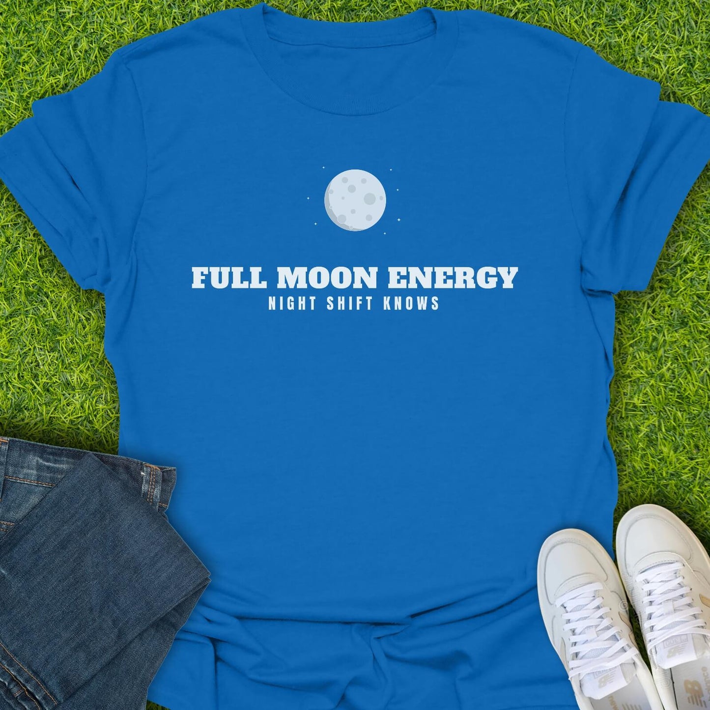 T-Shirt Royal / S Full Moon Energy Tee