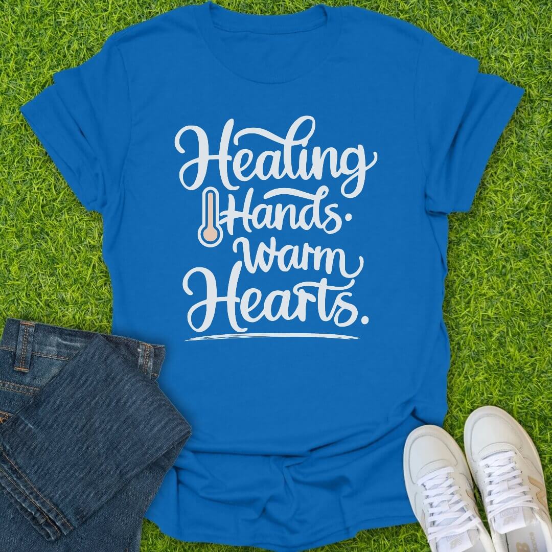 T-Shirt Royal / S Healing Hands Tee