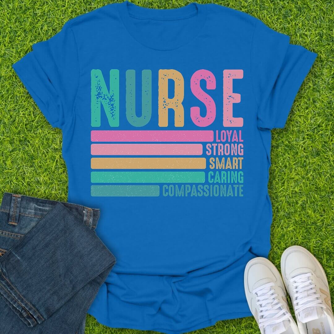 T-Shirt Royal / S Nurse Defined Tee