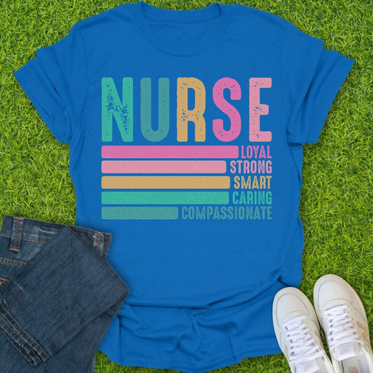 T-Shirt Royal / S Nurse Defined Tee