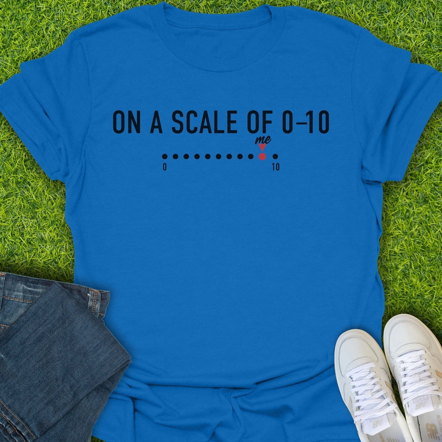 T-Shirt Royal / S On A Scale Tee