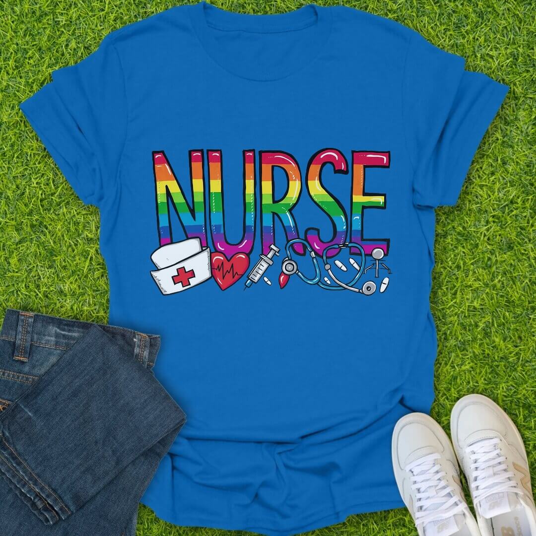 T-Shirt Royal / S Proud To Care Tee