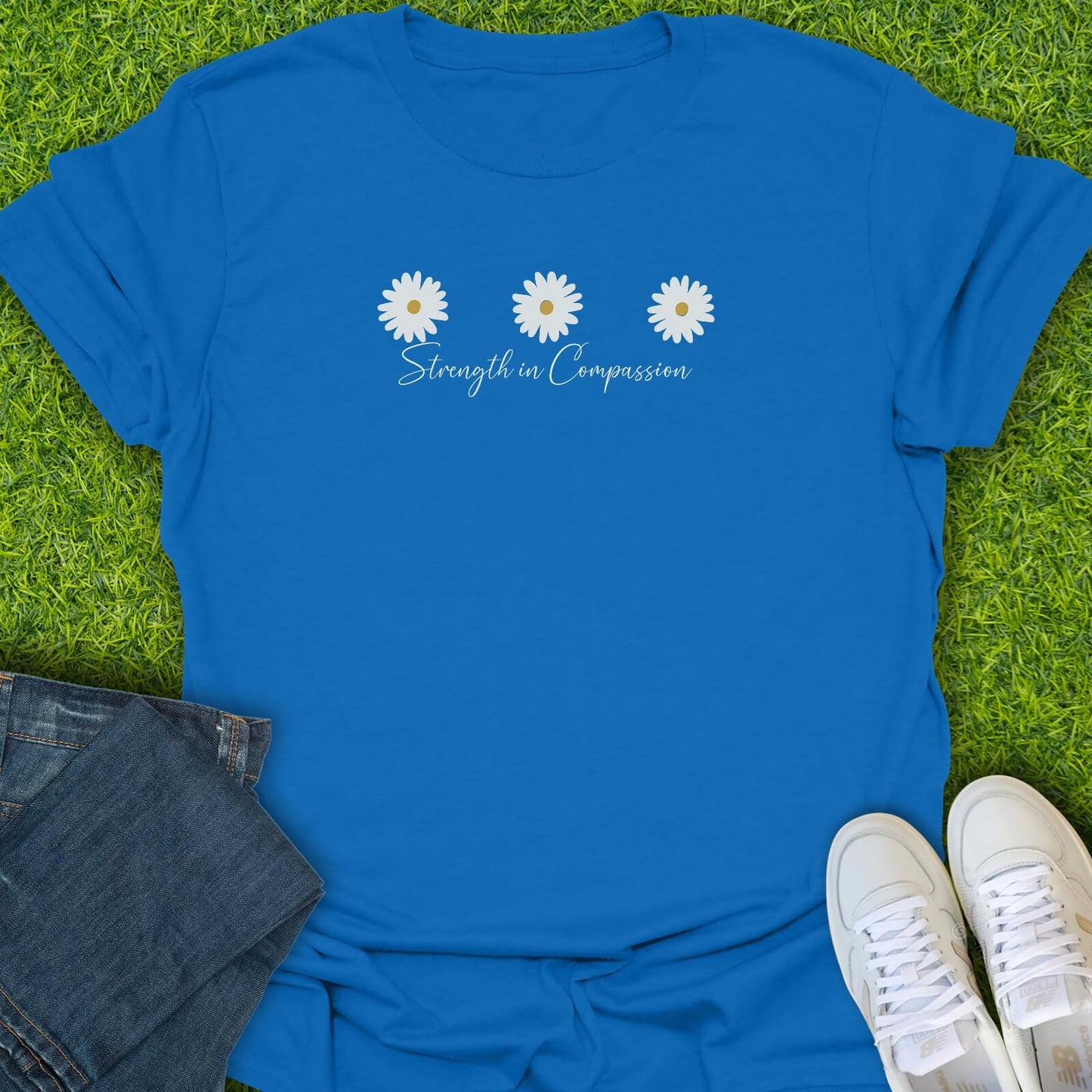 T-Shirt Royal / S Strength In Compassion Tee