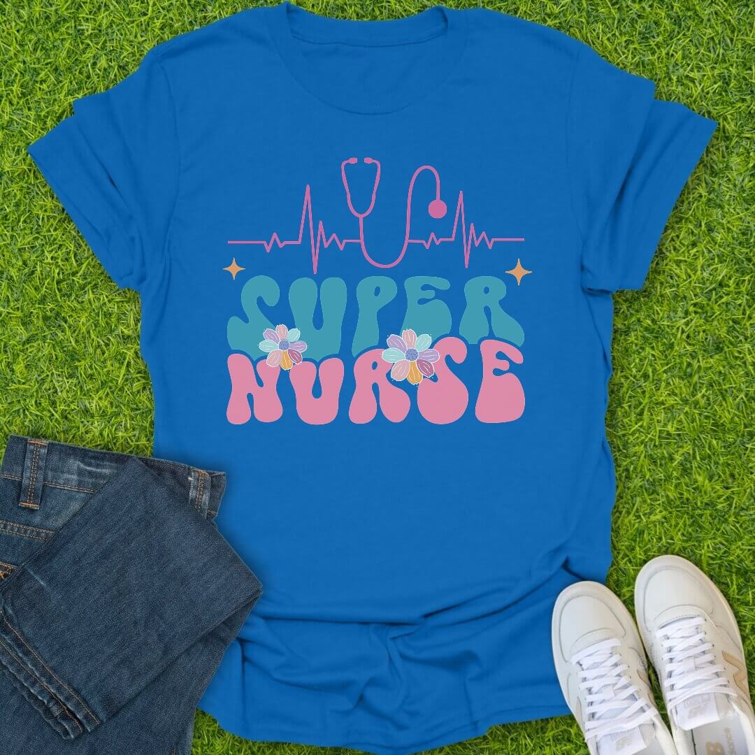 T-Shirt Royal / S Super Nurse Energy Tee