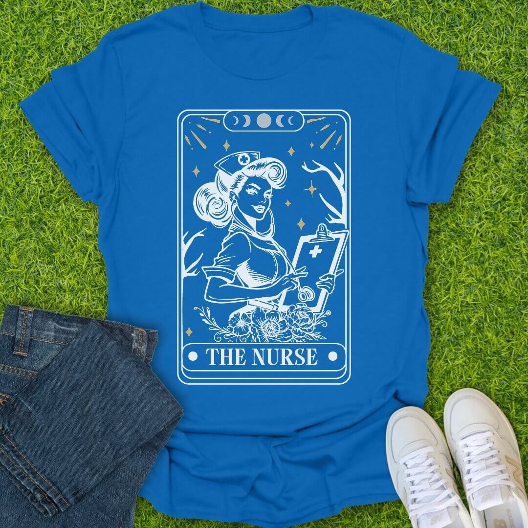 T-Shirt Royal / S The Nurse - Major Arcana Tee