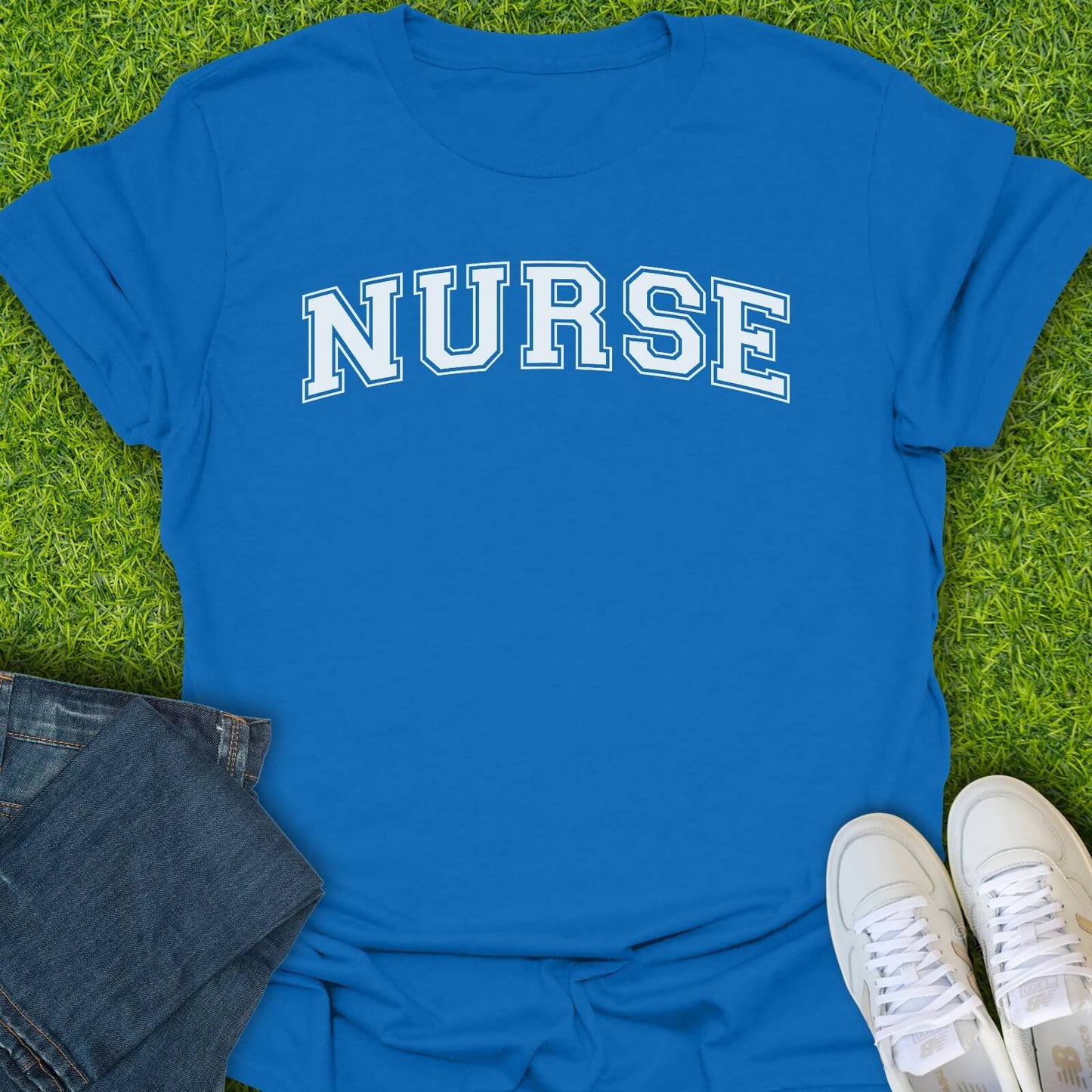 T-Shirt Royal / S Varsity Nurse Tee