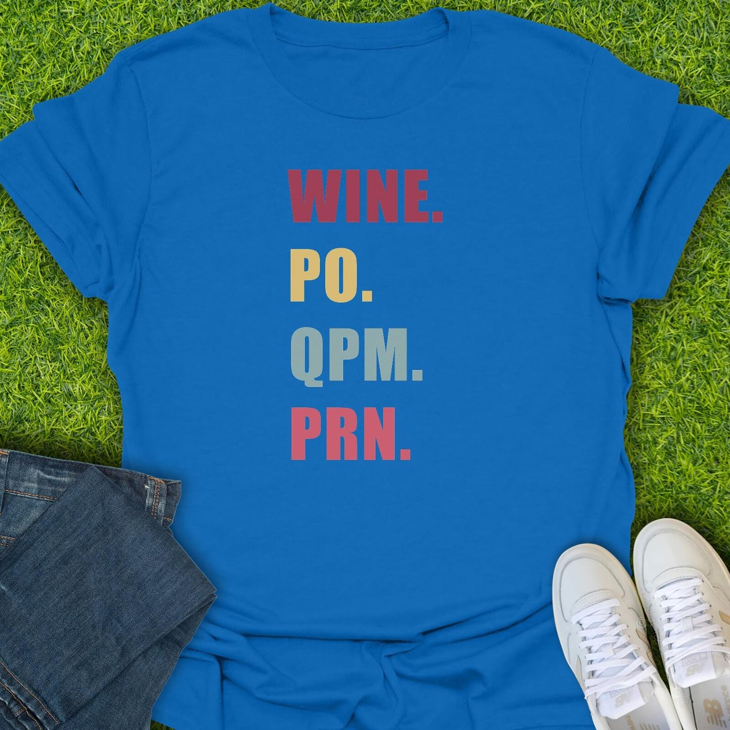 T-Shirt Royal / S Wine Therapy Protocol Tee