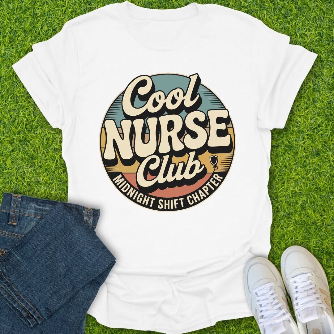 T-Shirt White / S Cool Nurse Club Tee