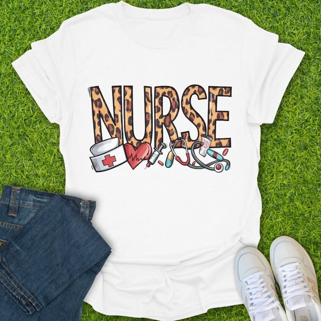T-Shirt White / S Fierce Nurse Energy Tee