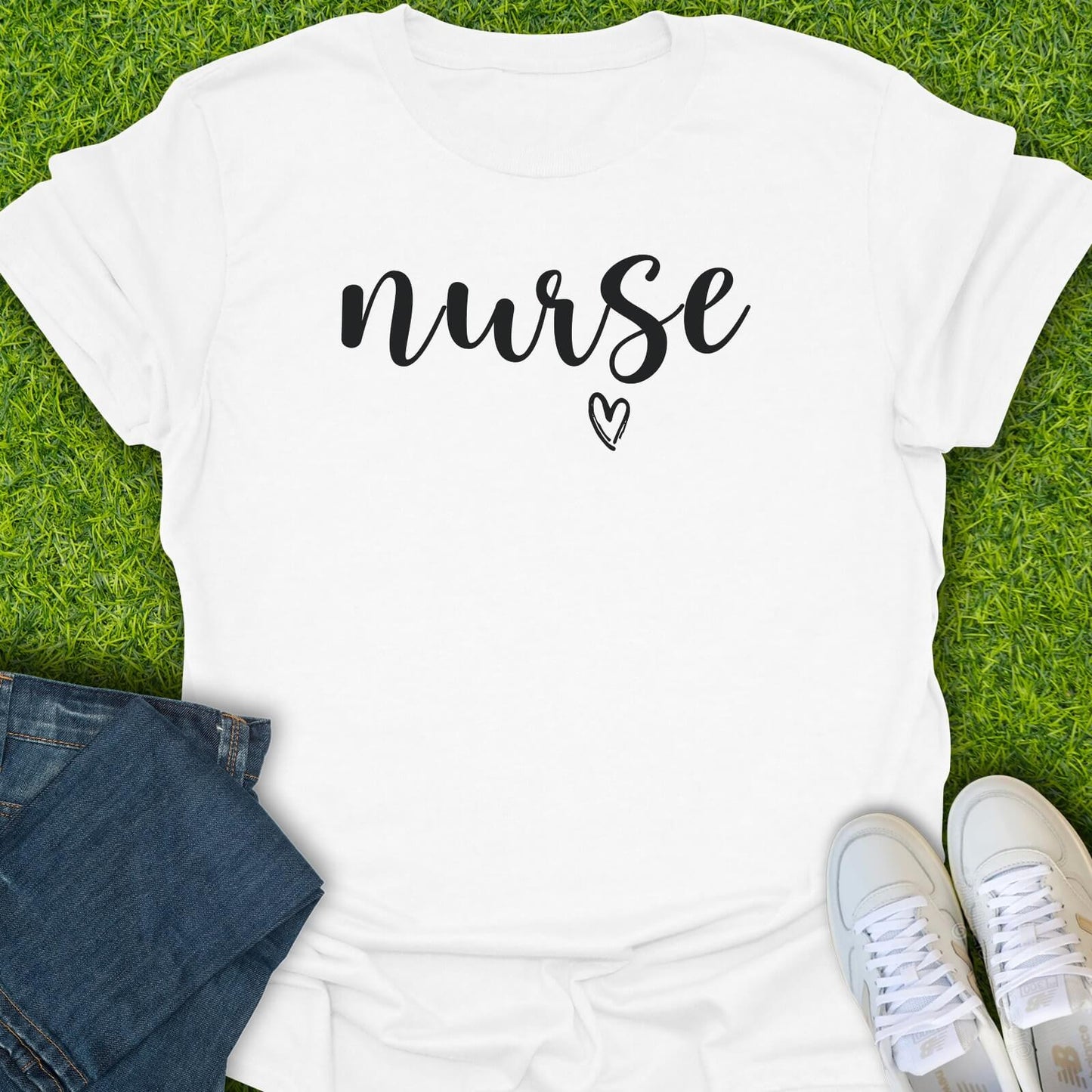T-Shirt White / S Nurse Heart Tee