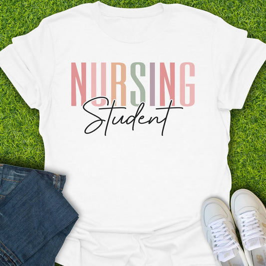 T-Shirt White / S Nursing Student Tee