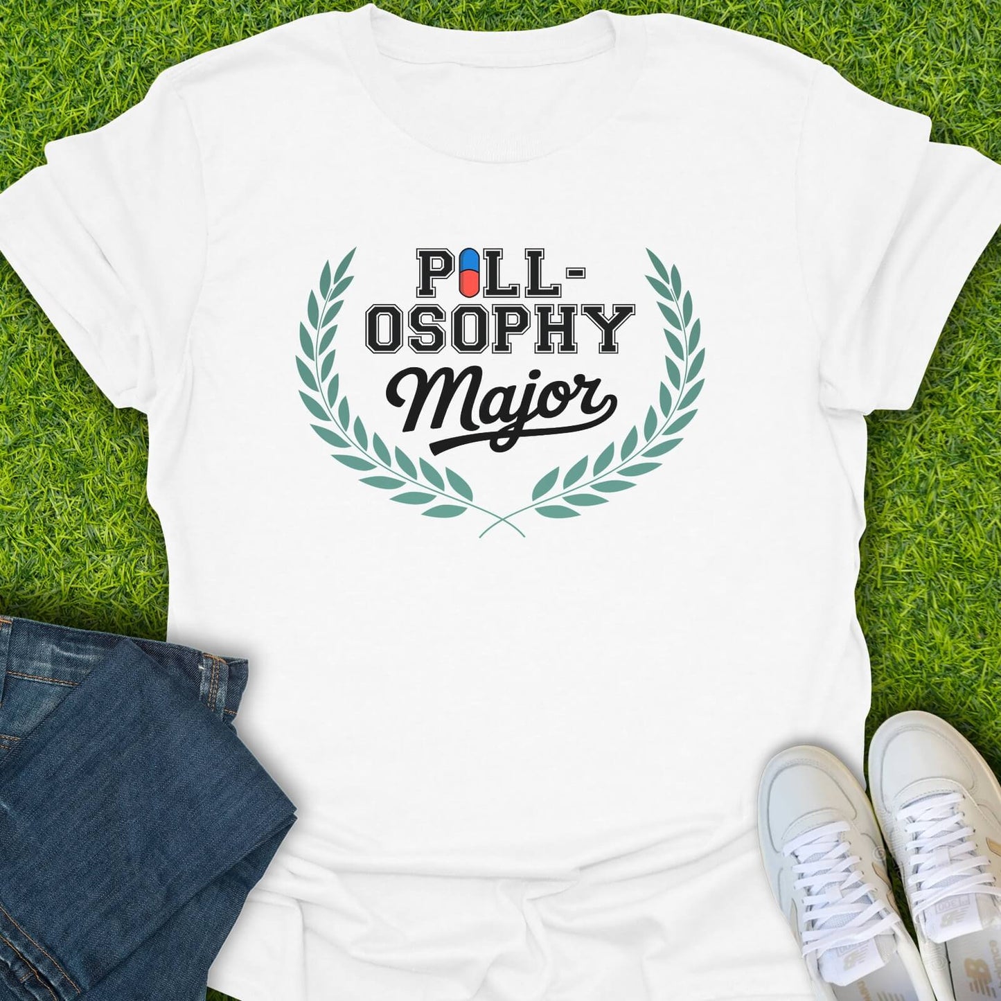 T-Shirt White / S Pillosophy Major Tee