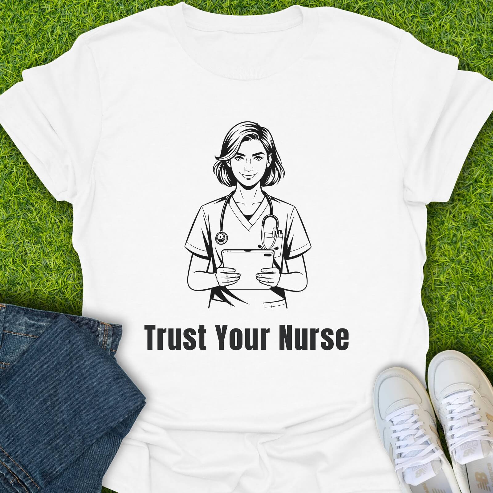 T-Shirt White / S Trust Your Nurse Tee