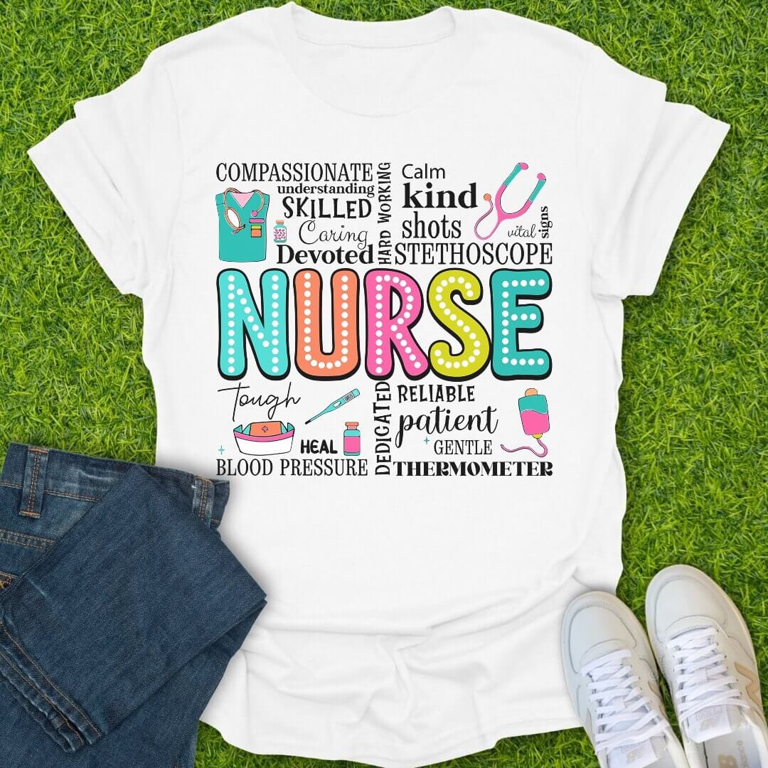 T-Shirt White / S Vitals & Colors Pop Tee